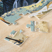 Yellowstone National Park Bighorn Sheep Van Gogh Puzzle (Seite)