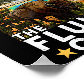 Yellowstone National Park Bison Do Not Pet The Flu Poster (Ecke)