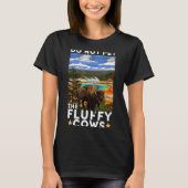 Yellowstone National Park Bison Do Not Pet The Flu T-Shirt (Vorderseite)