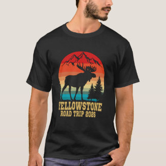 Yellowstone National Park Elch-Familien-Roadtrip 2 T-Shirt