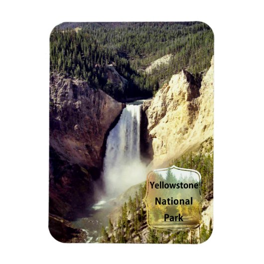 Yellowstone National Park Fridge Magnet (Vertikal)