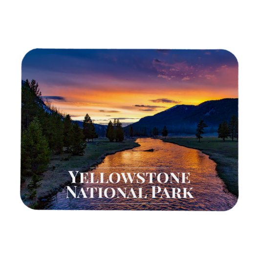 Yellowstone National Park Fridge Magnet (Horizontal)