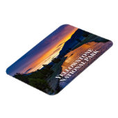 Yellowstone National Park Fridge Magnet (Linke Seite)