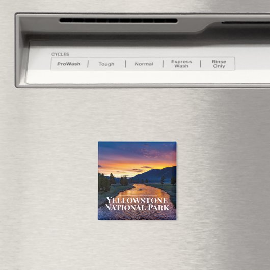 Yellowstone National Park Fridge Magnet (In Situ (Geschirrspüler))