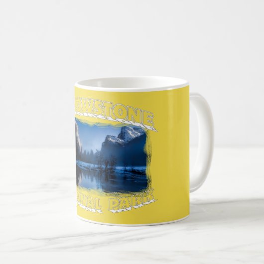 YELLOWSTONE NATIONAL PARK KAFFEETASSE (VorderseiteRechts)