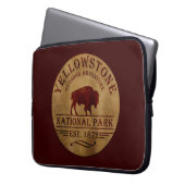 yellowstone national park laptopschutzhülle (Vorderseite Links)