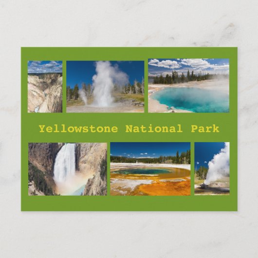 Yellowstone National Park Leime Postcard Postkarte (Vorderseite)