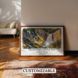 Yellowstone National Park Montana Poster, Benutzer Poster