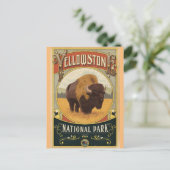 Yellowstone National Park Postkarte (Stehend Vorderseite)