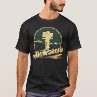 Yellowstone National Park Retro ( Auf Vorder- und  T-Shirt
