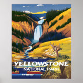 Yellowstone National Park Travel Wall Poster (Vorne)