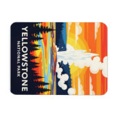 Yellowstone National Park – Vibrant Geyser Magnet (Horizontal)