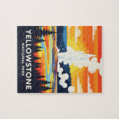Yellowstone National Park – Vibrant Geyser Puzzle (Horizontal)
