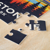 Yellowstone National Park – Vibrant Geyser Puzzle (Seite)