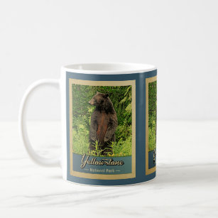 Yellowstone National Park Vintage Bear Kaffeetasse