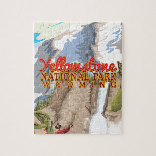 Yellowstone National Park Vintage Poster Puzzle