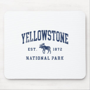 Yellowstone Nationalpark 1872 Wandern Damen Herren Mousepad
