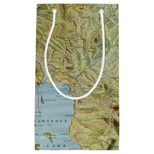 Yellowstone Nationalpark 2 Kleine Geschenktüte (Vorderseite)