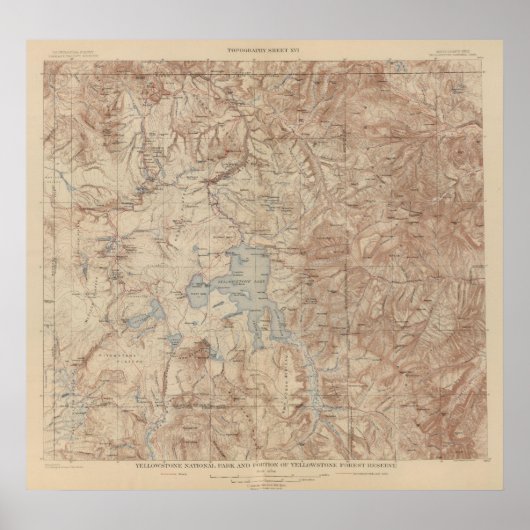 Yellowstone-Nationalpark 2 Poster (Vorne)