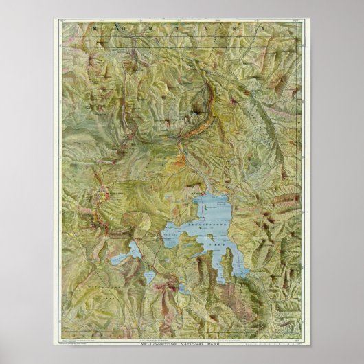 Yellowstone-Nationalpark 2 Poster (Vorne)
