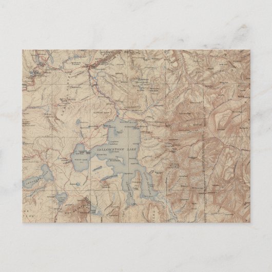 Yellowstone-Nationalpark 2 Postkarte (Vorderseite)