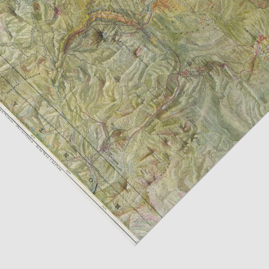 Yellowstone Nationalpark 2 Seidenpapier (Ausschnitt)