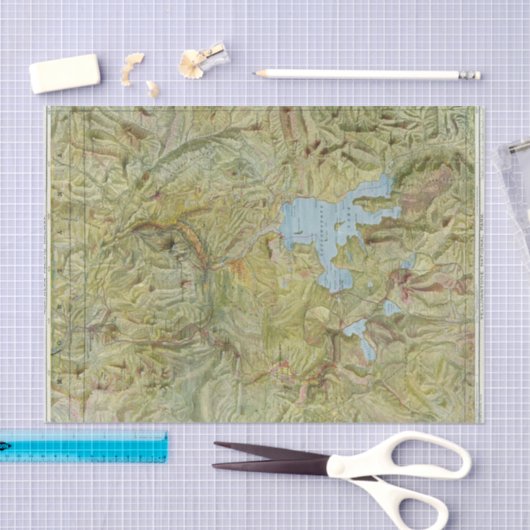 Yellowstone Nationalpark 2 Seidenpapier (Handwerk)