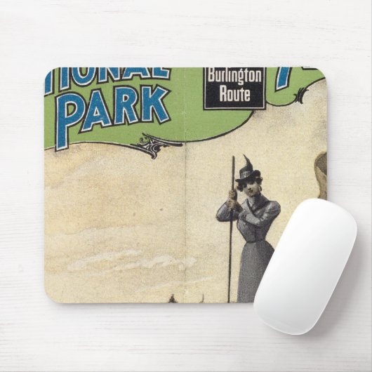 Yellowstone-Nationalpark 3 Mousepad (Mit Mouse)