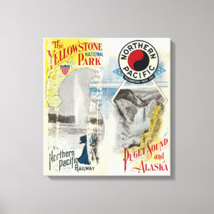 Yellowstone-Nationalpark 4 Leinwanddruck