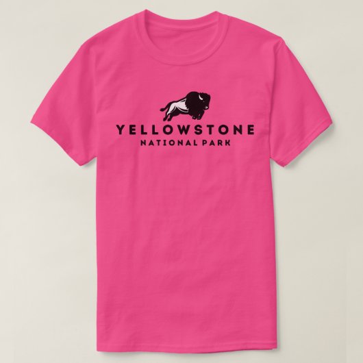 Yellowstone-Nationalpark 4 T-Shirt (Design vorne)