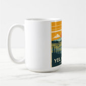 Yellowstone Nationalpark Adventure Design Kaffeetasse (Links)