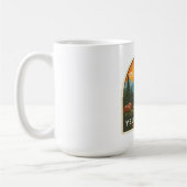 Yellowstone Nationalpark Adventure Design Kaffeetasse (Links)