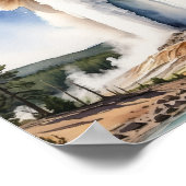 Yellowstone Nationalpark Alte Treppe Poster (Ecke)