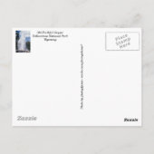 Yellowstone Nationalpark Alte Treppe Postkarte (Rückseite)