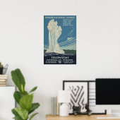 Yellowstone Nationalpark Alte Treue Poster (Heimbüro)