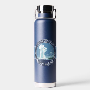 Yellowstone Nationalpark - Alte, treue WPA Trinkflasche