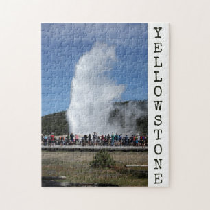Yellowstone Nationalpark Altes, feines Puzzle