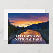 Yellowstone Nationalpark Andenken-Postkarte Postkarte (Vorne/Hinten)