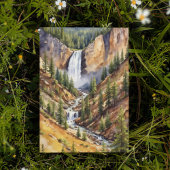 Yellowstone Nationalpark Artist Point Postcard Einladung