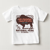 Yellowstone-Nationalpark Baby T-shirt (Vorderseite)