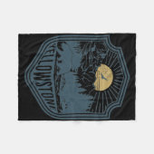 Yellowstone Nationalpark Bär Naturerlebnis Outdo Fleecedecke (Vorderseite (Horizontal))