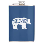 Yellowstone Nationalpark Bear Flachmann (Vorderseite)
