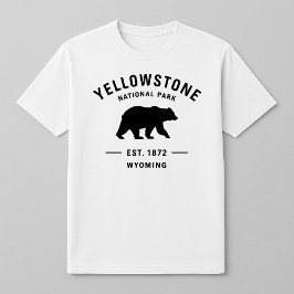 Yellowstone Nationalpark Bear T-Shirt