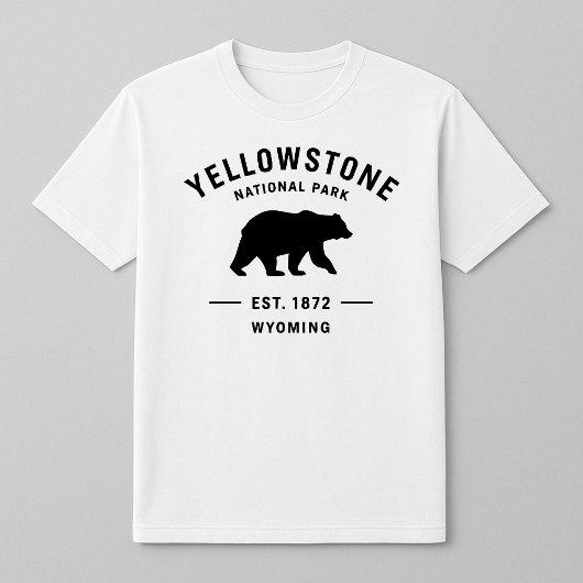 Yellowstone Nationalpark Bear T-Shirt