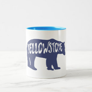 Yellowstone Nationalpark Bear Zweifarbige Tasse