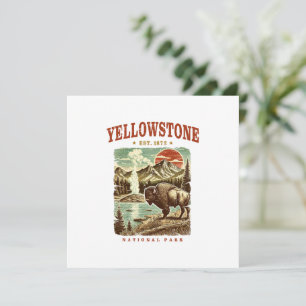 Yellowstone Nationalpark - Berg und Bison