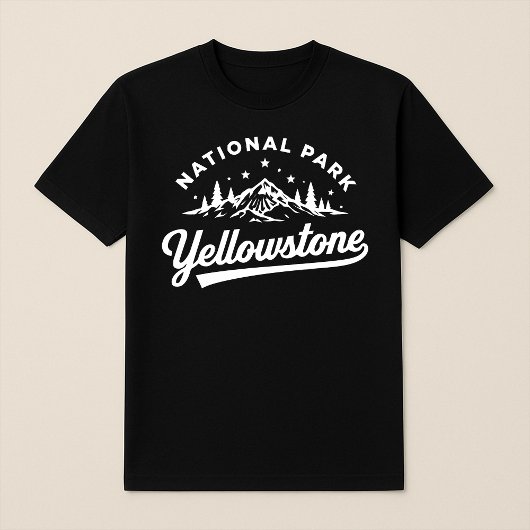 Yellowstone Nationalpark Berg & Wald T-Shirt