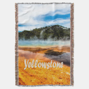 Yellowstone Nationalpark Berge Naturtiere Decke