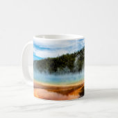Yellowstone Nationalpark Berge Naturtiere Kaffeetasse (Vorderseite Links)