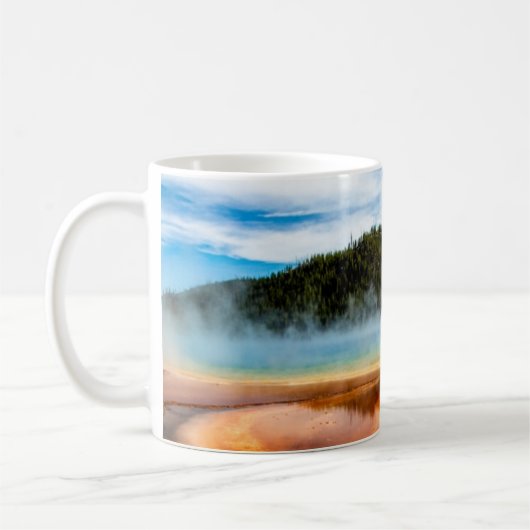 Yellowstone Nationalpark Berge Naturtiere Kaffeetasse (Links)